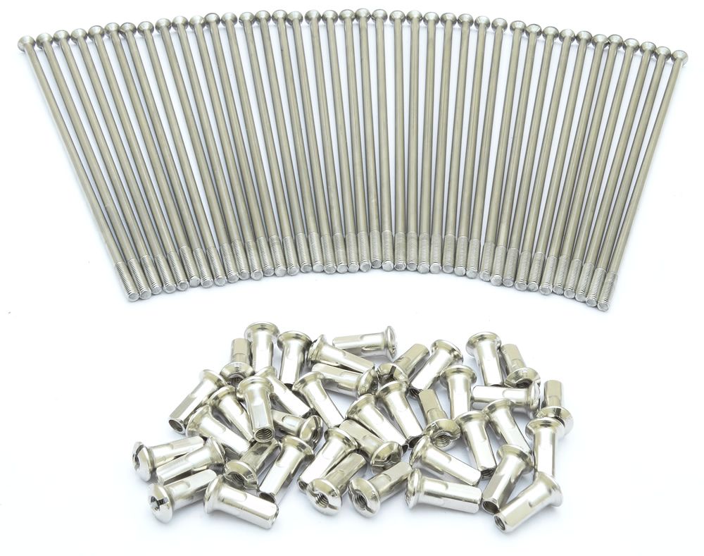 Stainless spokes BMW R80/7 Front - 197-40